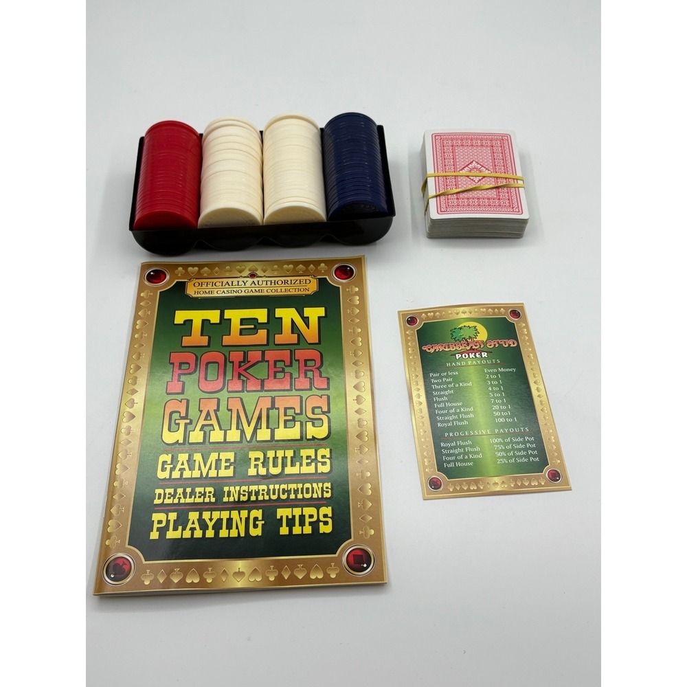 Texas Hold'Em Caribbean Stud Poker Trainer by TDC Games‎ COMPLETE - Picture 2 of 7